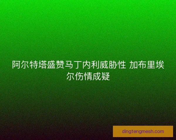 阿尔特塔盛赞马丁内利威胁性 加布里埃尔伤情成疑
